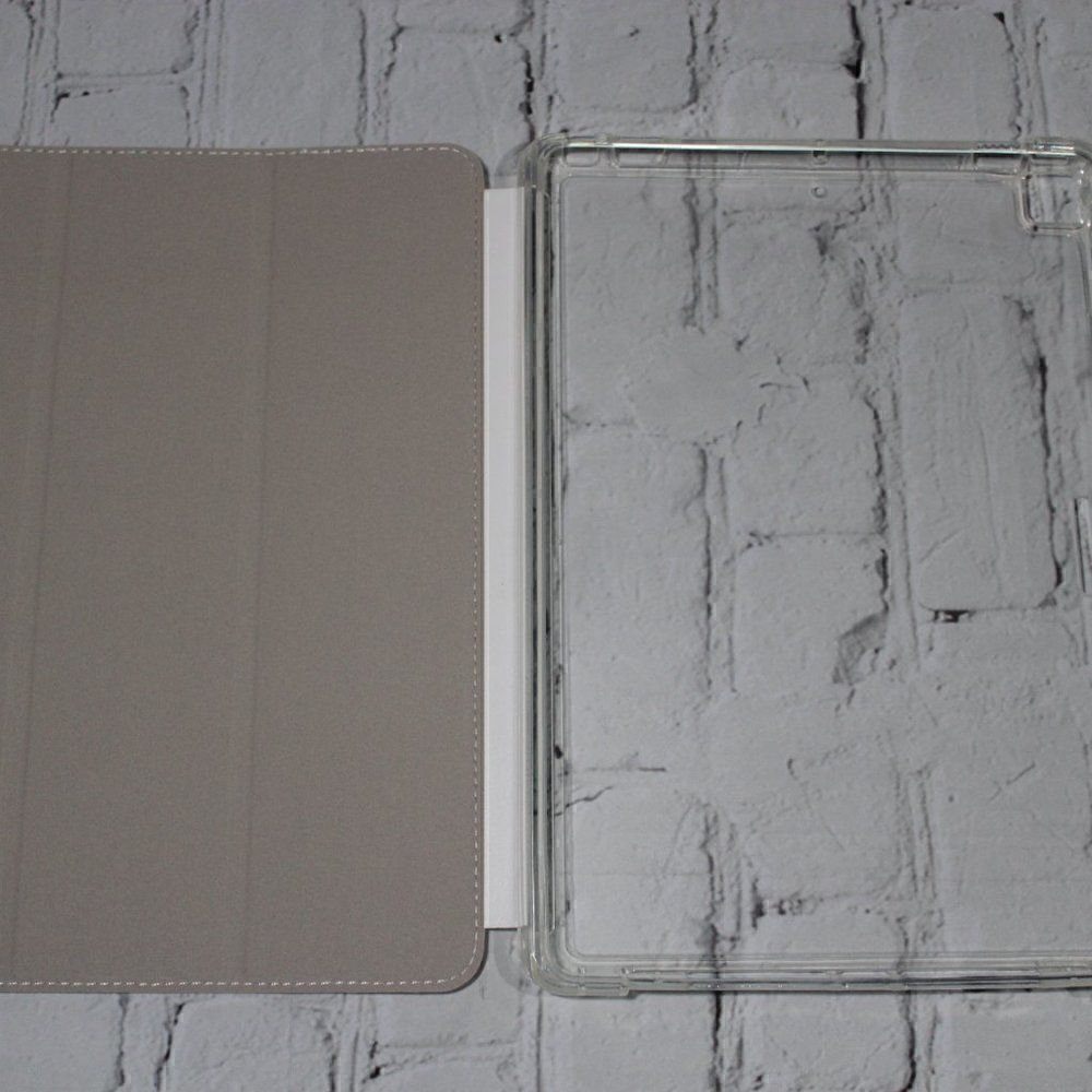 iPad 7th/8th Generation Shockproof TriFold Case WHITE MARBLE 10.2" - Picture 2 of 4